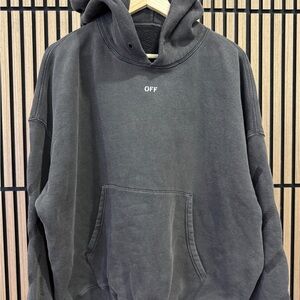 Off-White Charcoal Hoodie